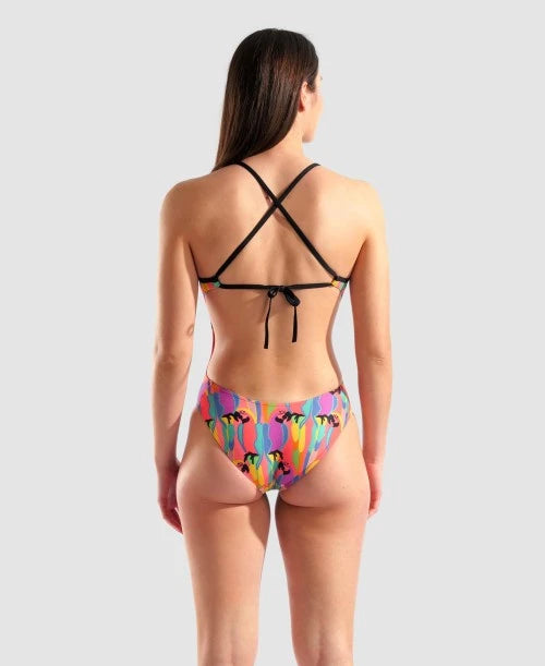 Arena W Tropical Delight Swimsuit Tie Back