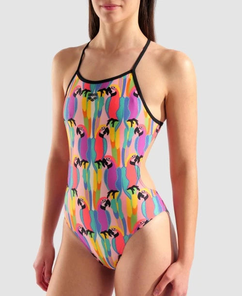 Arena W Tropical Delight Swimsuit Tie Back