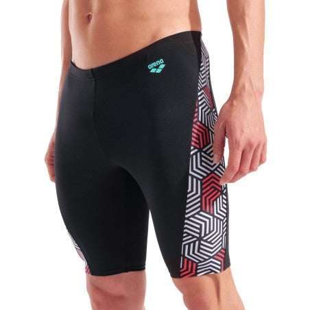 Arena M Geometry Swim Jammer multi-black